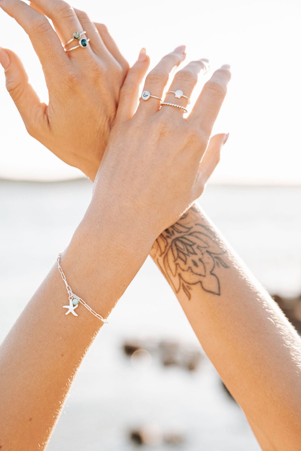 Mae • Sterling Silver Bracelet - Rae and Jayde -