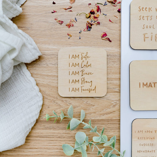 Wooden Affirmation Magnets - Rae and Jayde -